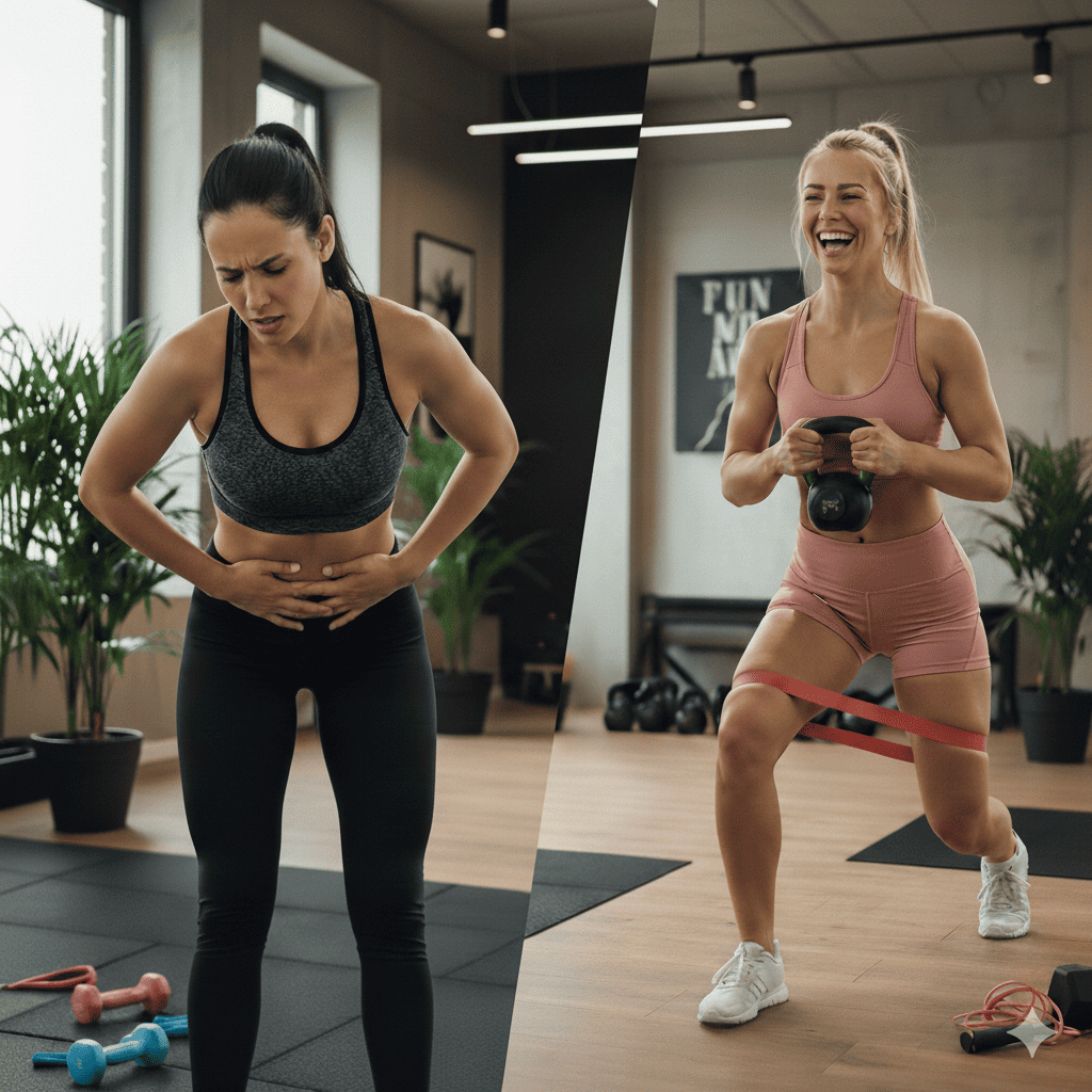 Julia milarov Figurcoach für Mütter Beckenboden stark Training Wiedereinstieg